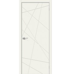 Дверь межкомнатная полиуретановая эмаль Граффити-5 Whitey